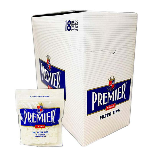 PREMIER 18MM FILTER TIP 18CT