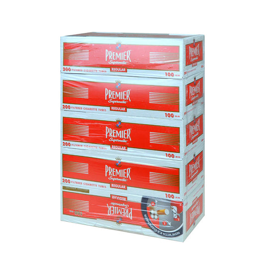 PREMIER TUBES RED 100MM 5CT