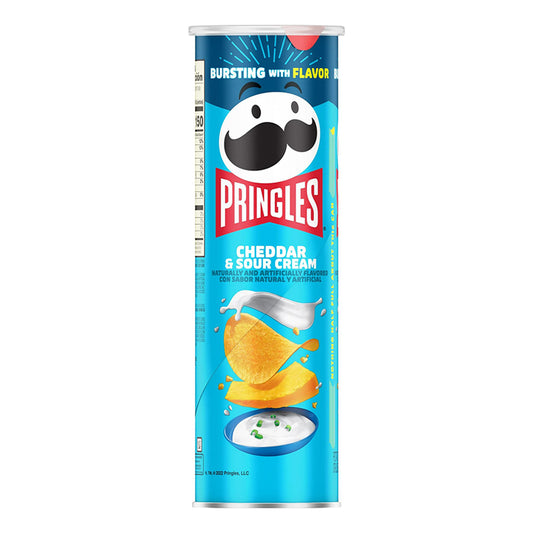 PRINGLES CHEDDER & SOUR CREAM 5.6OZ 1CT