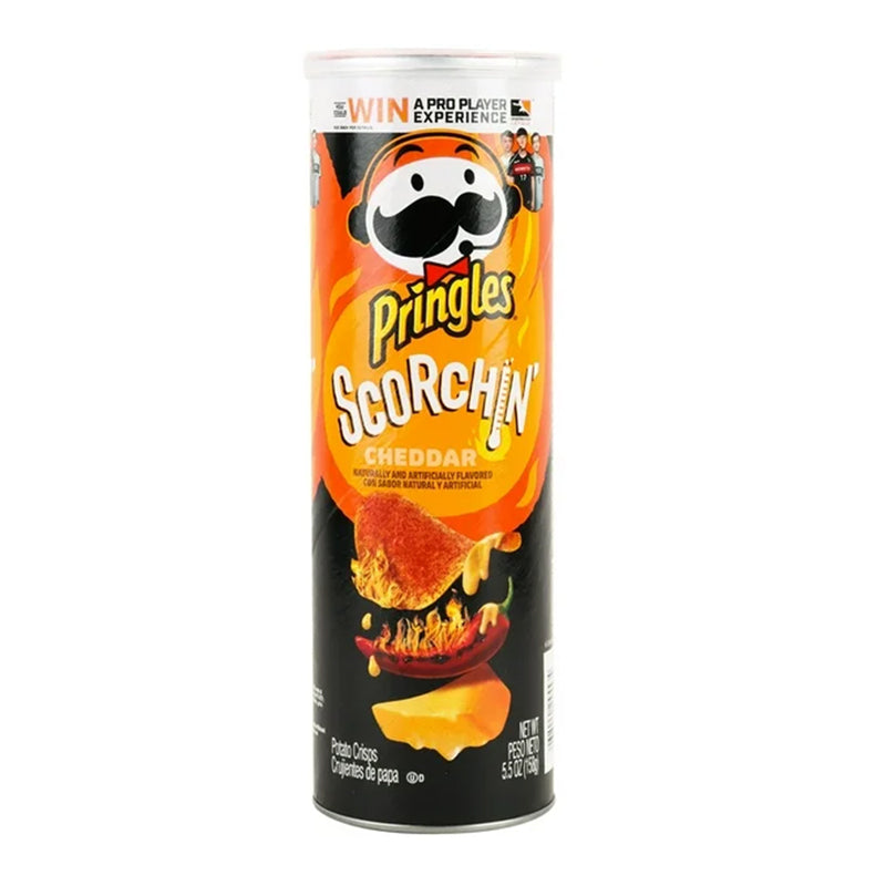 PRINGLES SCORCHIN' CHEDDAR 5.6OZ 1CT