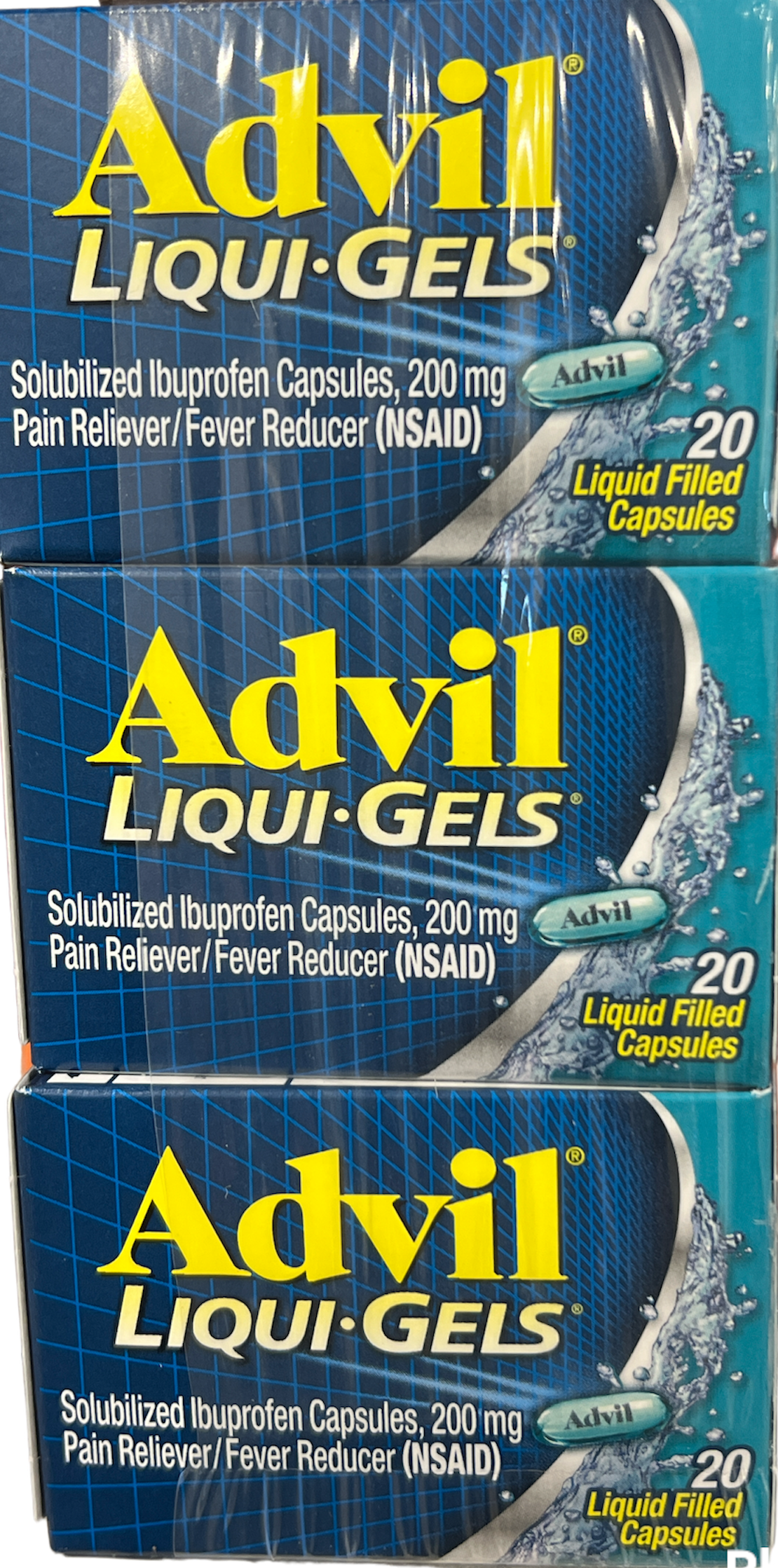 ADVIL LIQUI-GELS TABLETS 6/20CT