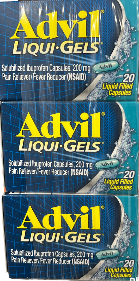 ADVIL LIQUI-GELS TABLETS 6/20CT