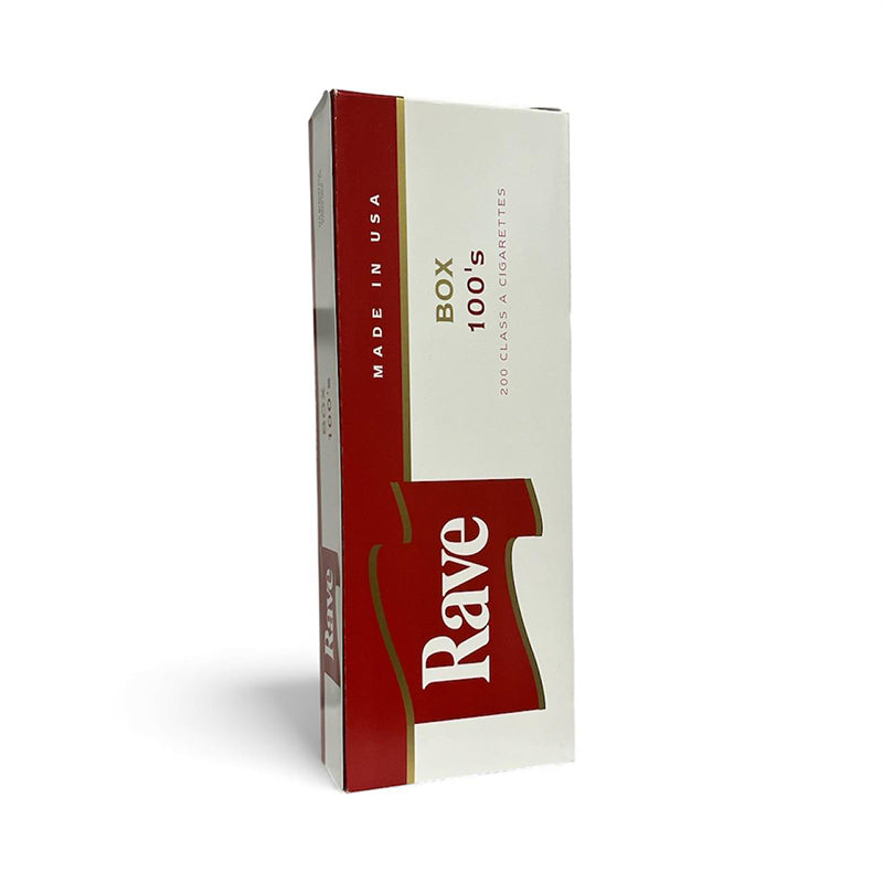 RAVE RED 100'S BOX