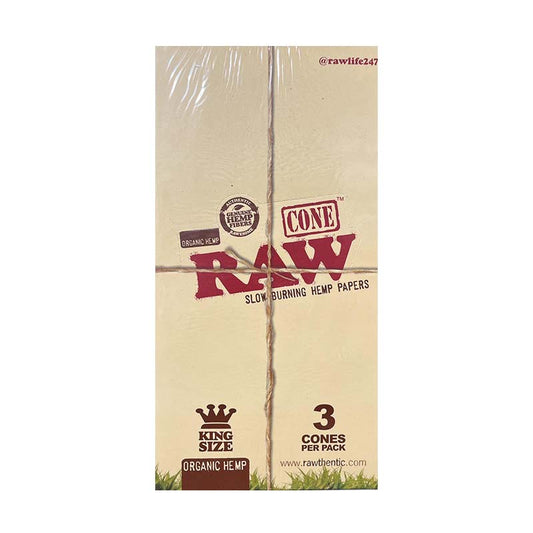 RAW CONE ORGANIC KS 3/32CT