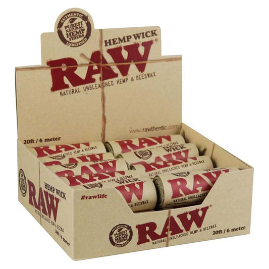 RAW HEMP WICK 20FT/ 6M  20-CT