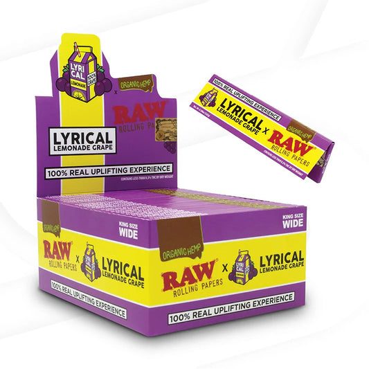 RAW LYRICAL LEMONADE GRAPE KING SIZE 50PK