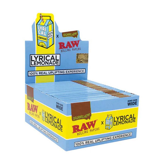 RAW PAPER LYRICAL KING SIZE WIDE 50CT