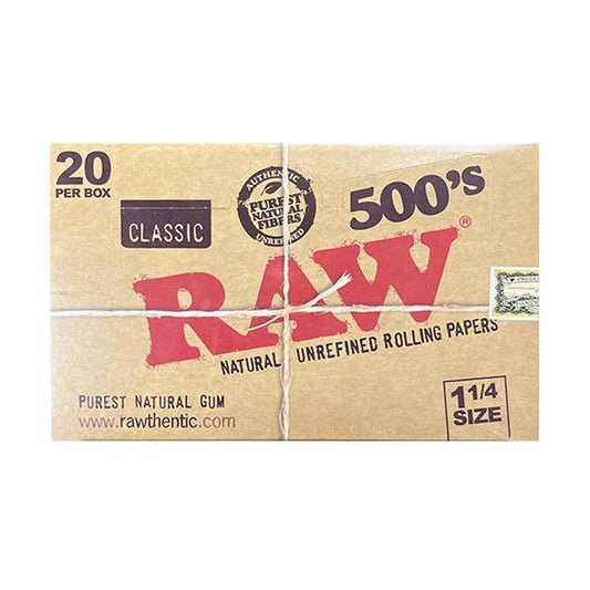 RAW PAPERS 500 1 1/4 CLASSIC 20CT