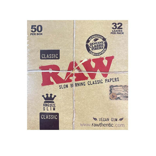 RAW PAPERS KING SIZE SLIM 50CT