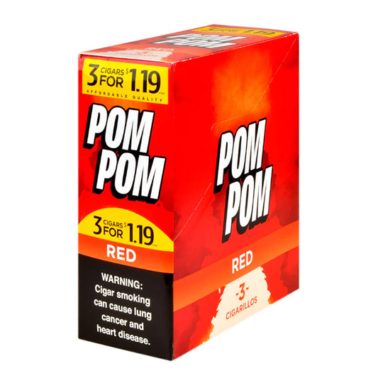 POM POM RED POUCH 3/1.19 15CT