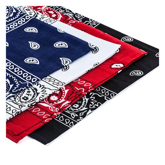SELECT BANDANA ASSORTED COLORS 12CT