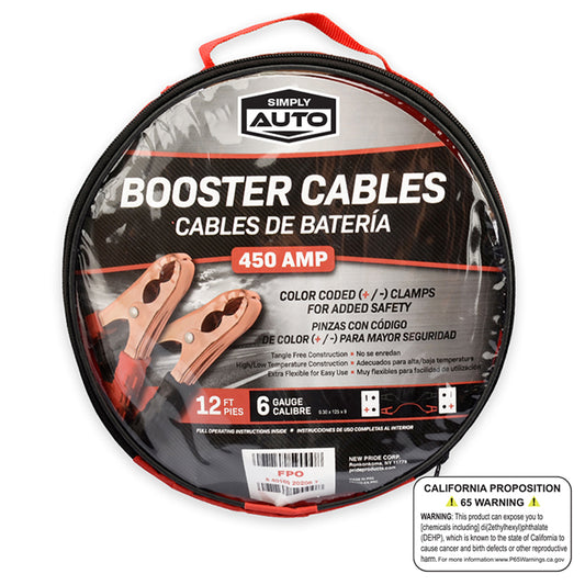 SIMPLY AUTO BOOSTER CABLE 450AMP
