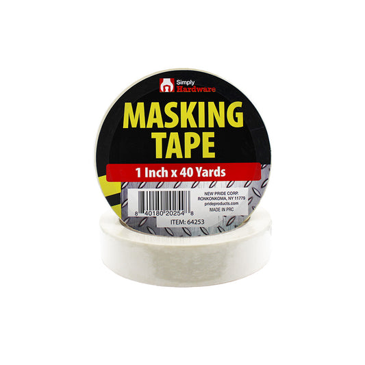 SIMPLY MASKING TAPE 1IN/40YD/1CT