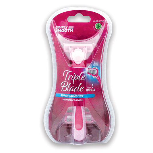 SIMPLY SMOOTH RAZORS FOR WOMEN 1PK