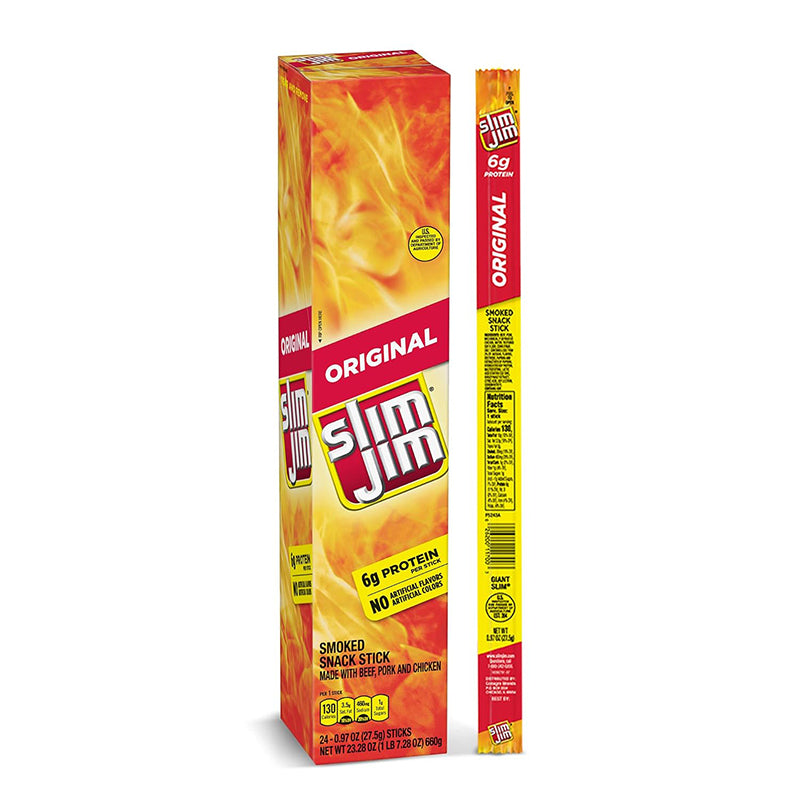 SLIM JIM GIANT REGULAR 0.97OZ/24CT
