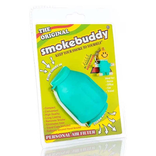 SMOKE BUDDY TEAL LARGE 1CT