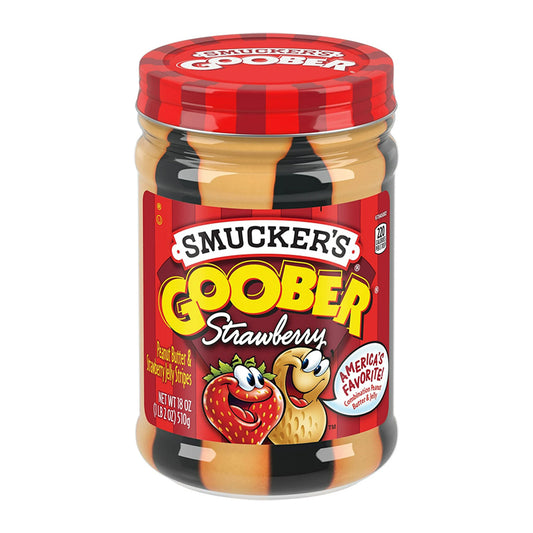 SMUCKER'S GOOBER STRAWBERRY 18OZ/1CT