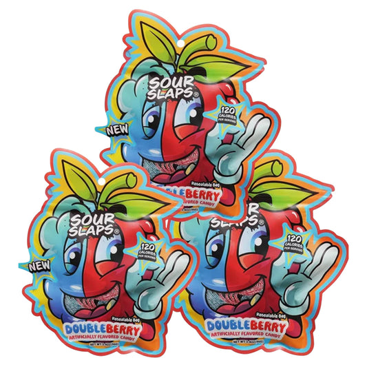 SOUR SLAPS DOUBLE BERRY 12CT