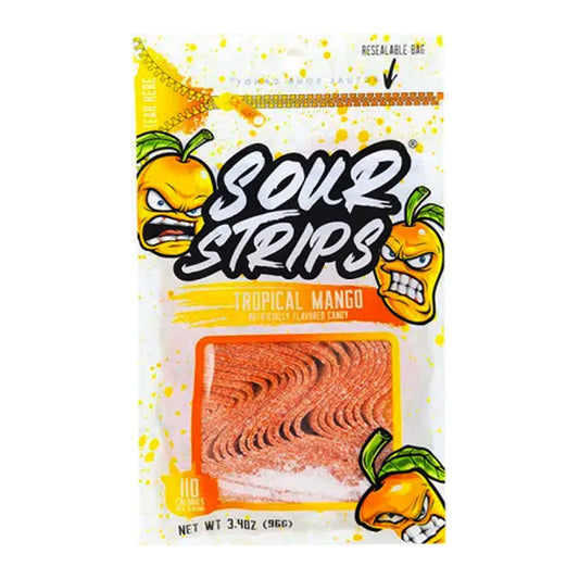 SOUR STRIPS TROPICAL MANGO 3.7OZ