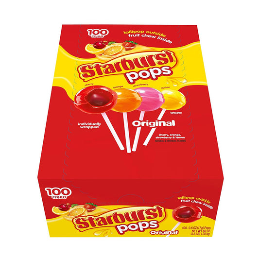 STARBURST POPS ORIGINAL 100CT