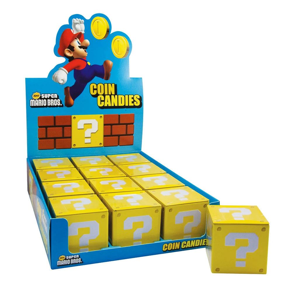 SUPER MARIO COIN CANDIES 12CT