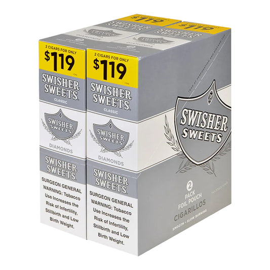 SWISHER S. DIAMOND POUCH 2/1.19c