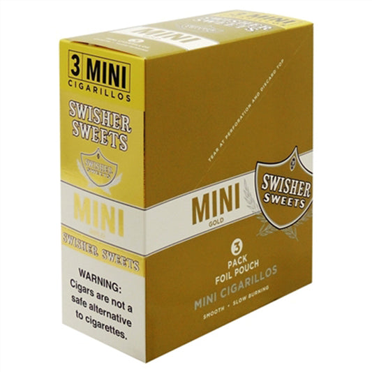 SWISHER SWEETS MINI POUCH GOLD 15/3