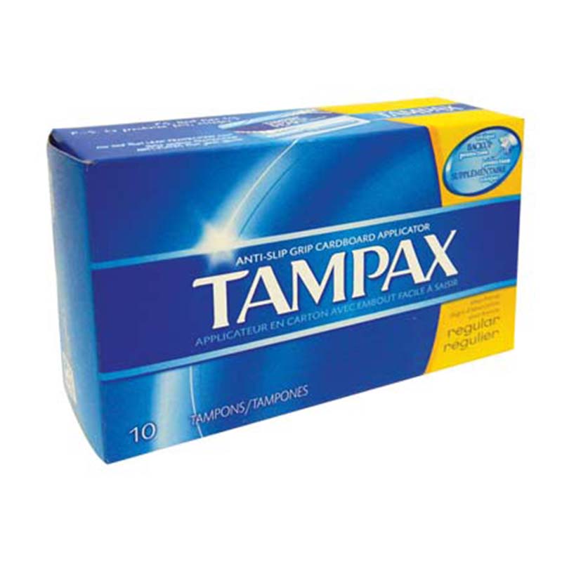 TAMPAX TAMPON 10PK 12CT REG.