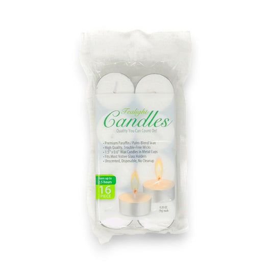 TEALIGHT CANDLES 16CT