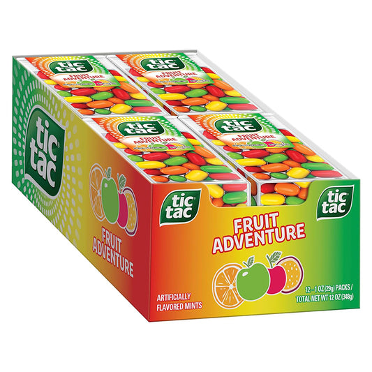 TIC TAC FRUIT ADVENTURE 12CT