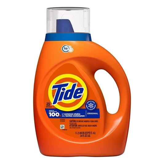 TIDE LIQ DETERGENT ORIGINAL 34OZ/1CT