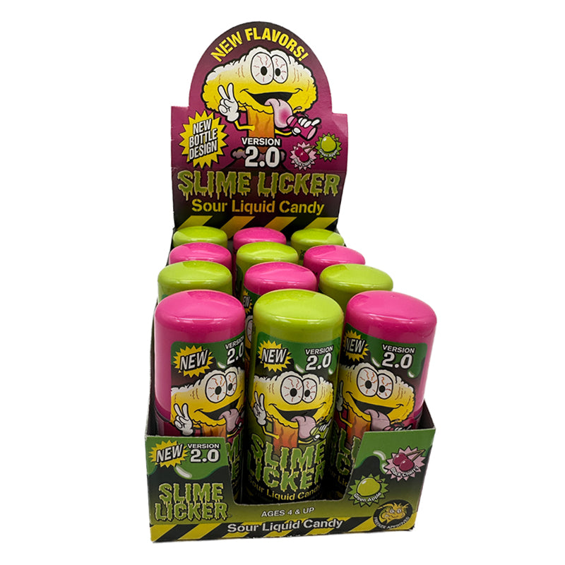 TOXIC SLIME LICKER GREEN APPLE & BLACK CHERRY 2.0 - 12CT