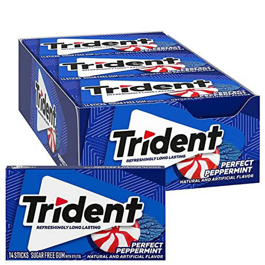 TRIDENT PEPPERMINT 12CT