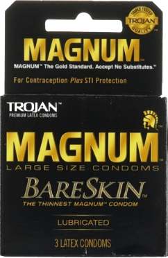 TROJAN MAGNUM BARESKIN 6CT