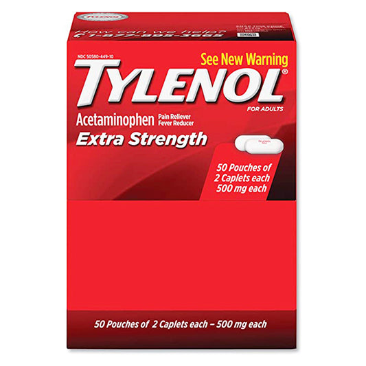 TYENOL EXTRA STRENGTH CAP. 50CT