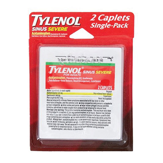 TYLENOL SEVERE SINUS BLISTER 12CT