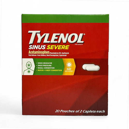 TYLENOL SINUS SEVERE 20/2CT
