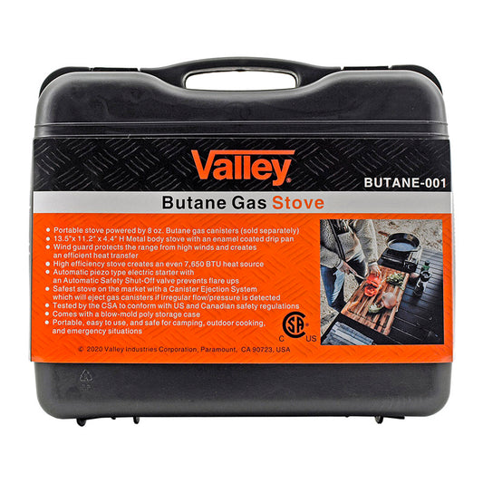 VALLEY BUTANE GAS STOVE 1CT