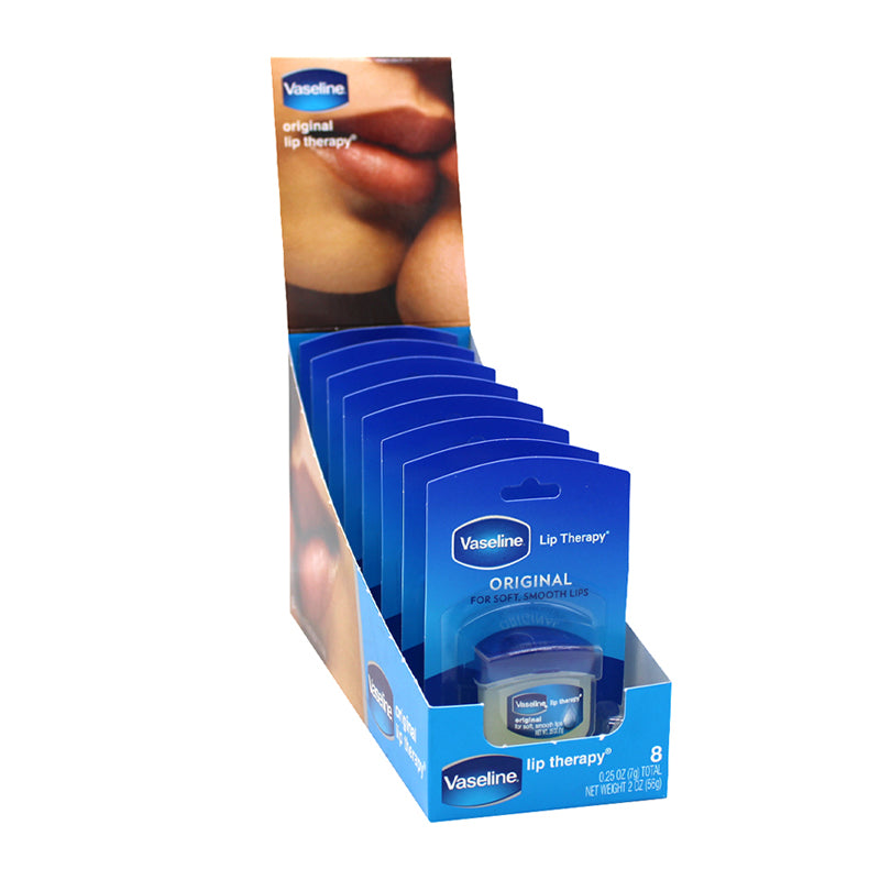 VASELINE LIP ORIGINAL 0.25OZ 8CT