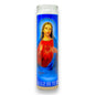 VEL-MEX TALL CANDLE SAGRADO CORAZON-WHITE 1CT