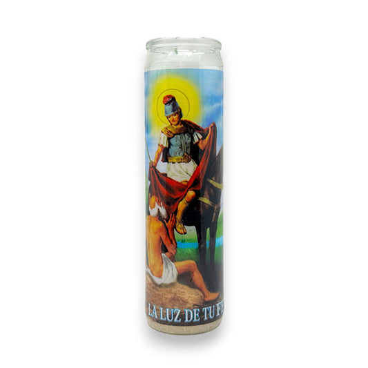 VEL-MEX TALL CANDLE SAN MARTIN CABALLERO 1CT