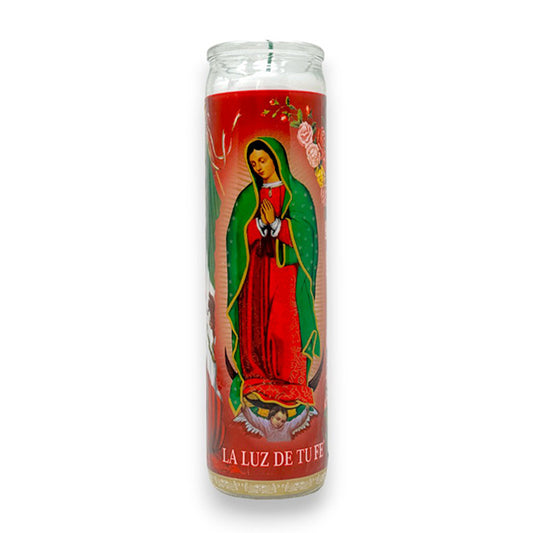 VEL-MEX TALL CANDLE VIRGEN DE GUADALUP 1CT