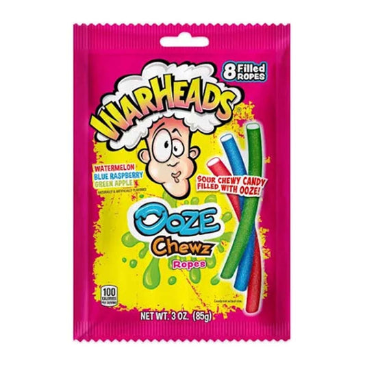 WARHEAD OOZE CHEW ROPES 12/3OZ