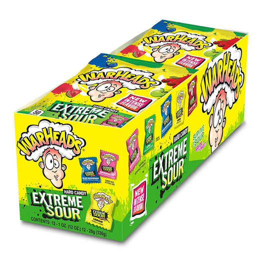 WARHEADS EXTREME SOUR HARD CANDY 12CT