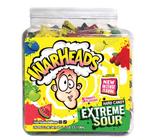 WARHEADS EXTREME SOUR HARD CANDY 240CT