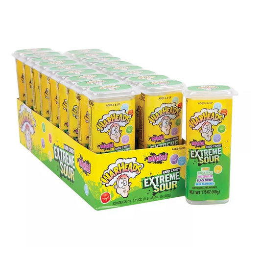 WARHEADS EXTREME SOUR MINIS 18CT