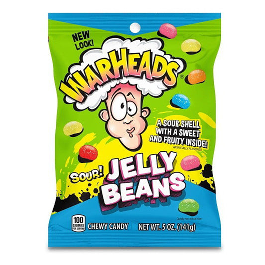 WARHEAD SOUR JELLY BEANS 12CT/5OZ