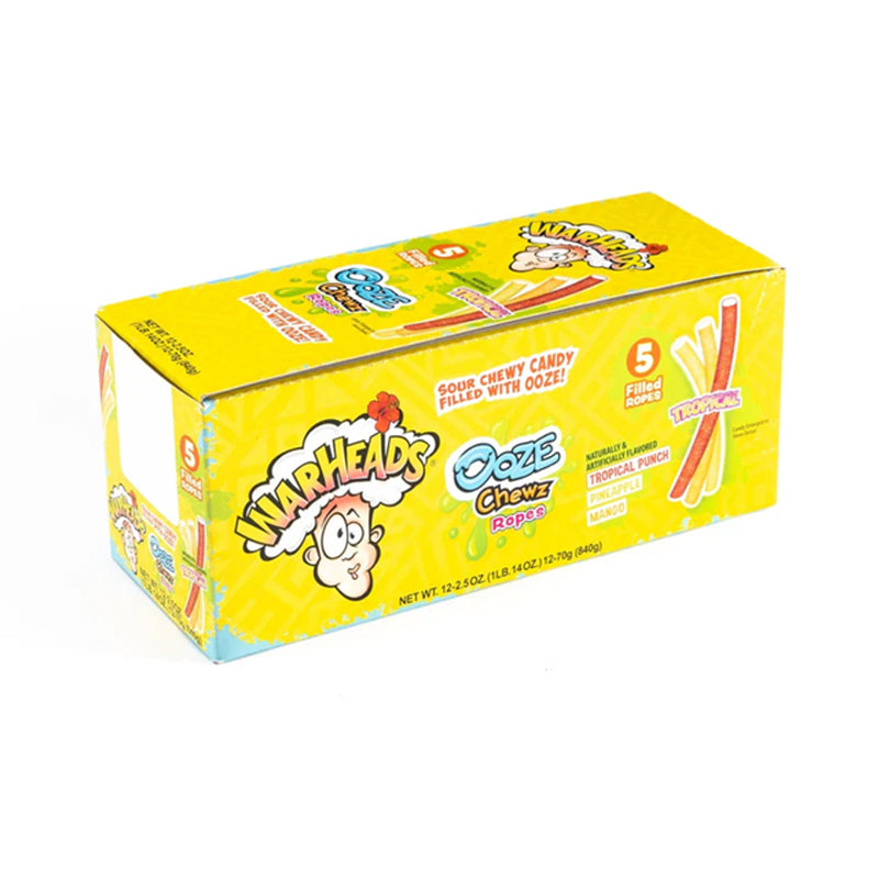 WARHEADS TROPICAL OOZE CHEWS 12CT