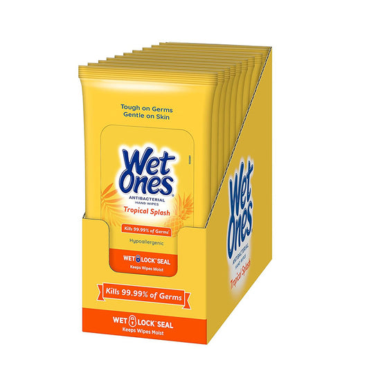 WET ONES WIPES TROPICAL SPLASH 20CT