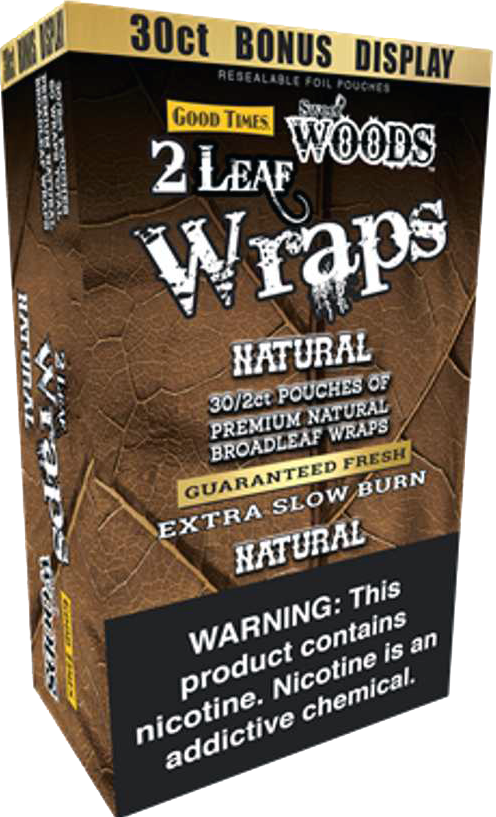 GOOD TIMES WRAPS NATURAL 30CT
